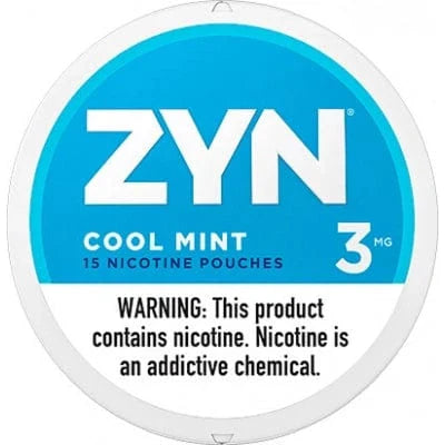 ZYN Cool Mint Nicotine Pouches 3mg & 6mg | Authentic Disposable Vape | iPuff24 Texas